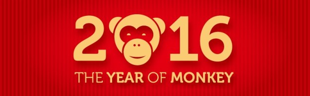 Calendar-2016-The-Year-of-Monkey-Vector